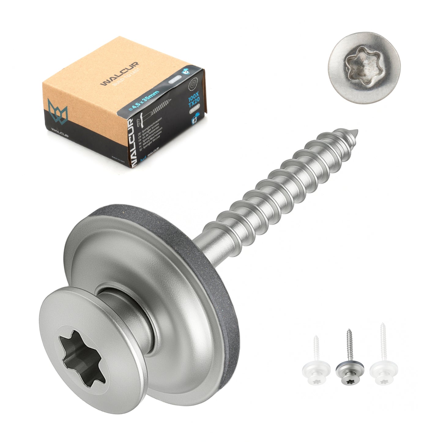 Viti Spengler ø4.5x45mm Inox 100 Pezzi